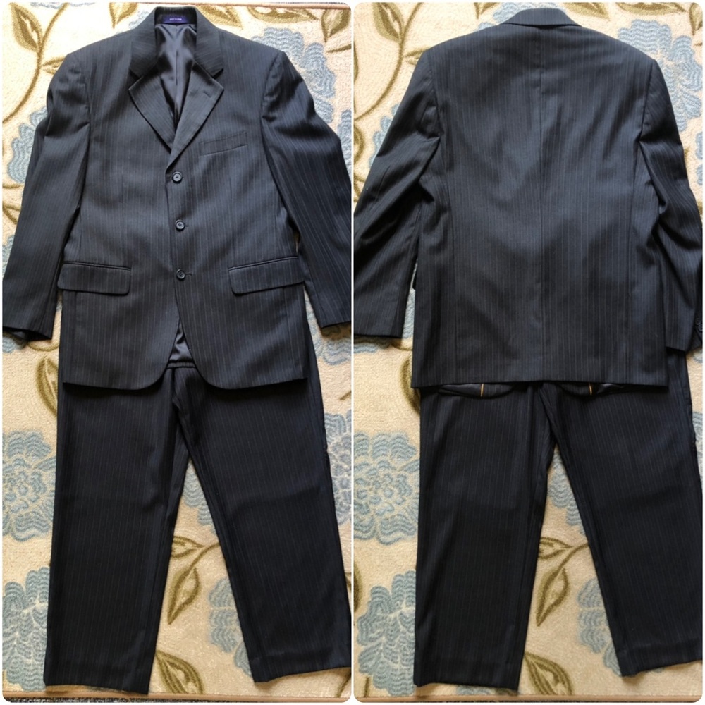 Dark Gray Suit and Pants Set